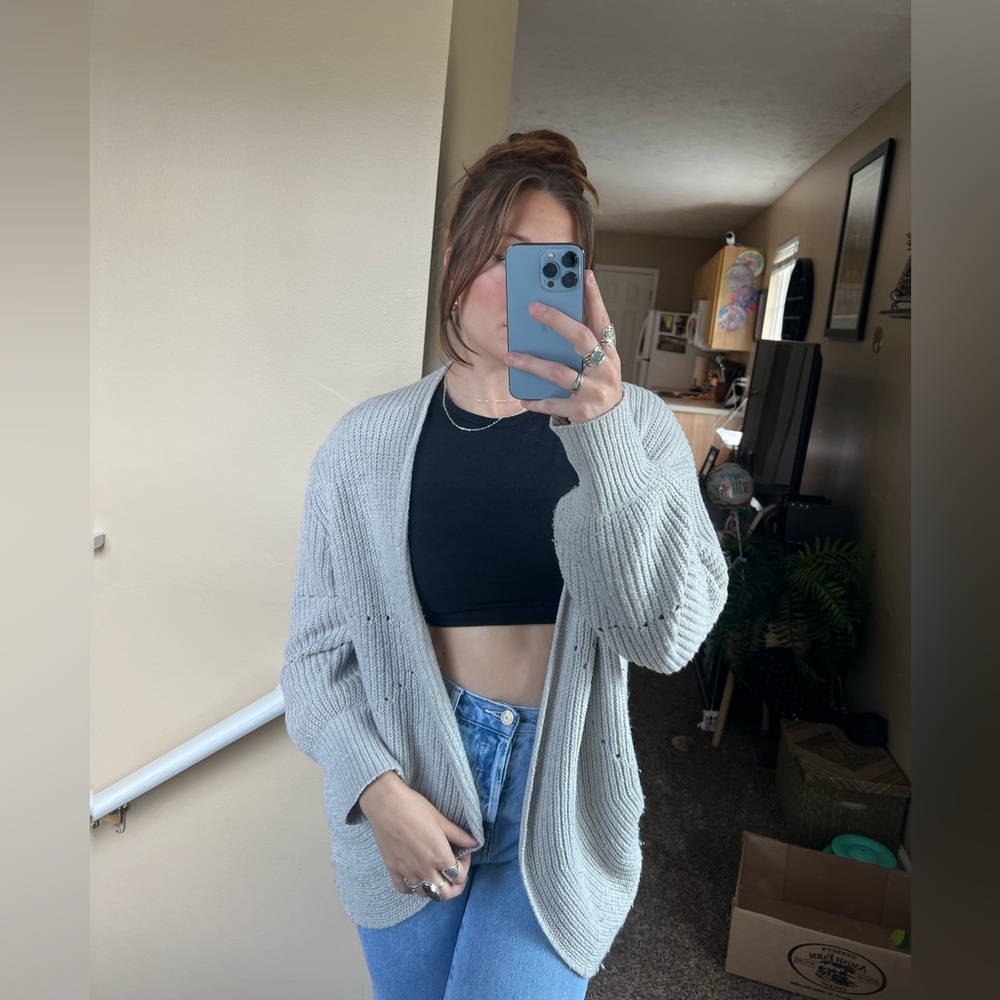 Grey Cardigan